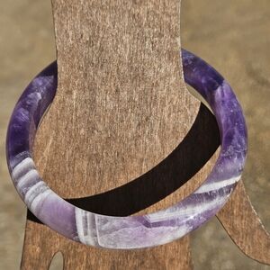 Amethyst Hard Bangle